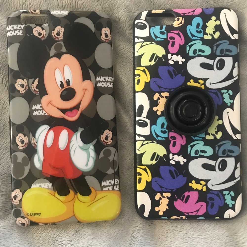 Disney Apple iPhone 6 Plus Phone Case Bundle Mouse